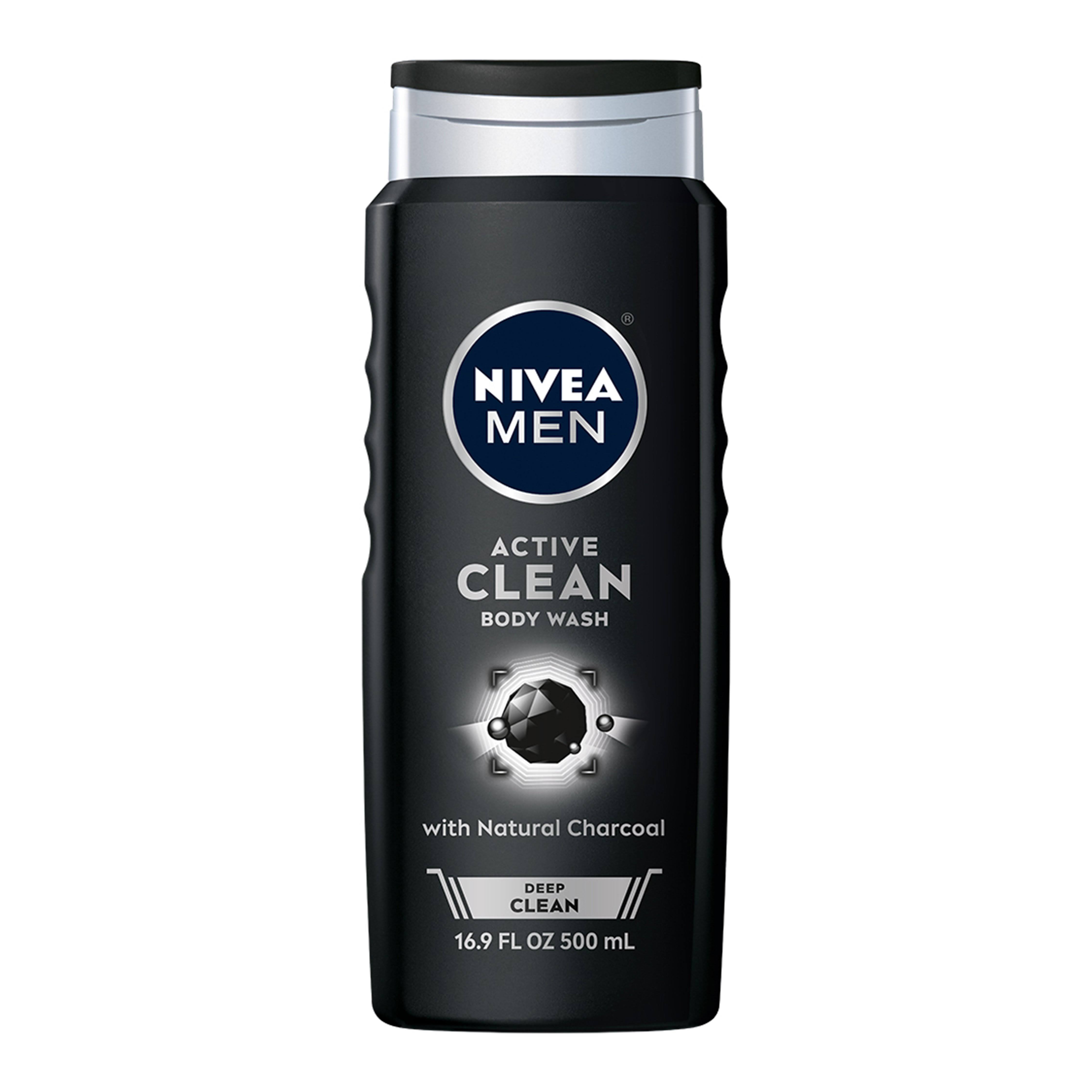 Nivea Men Active Clean Charcoal Body Wash - 500ml