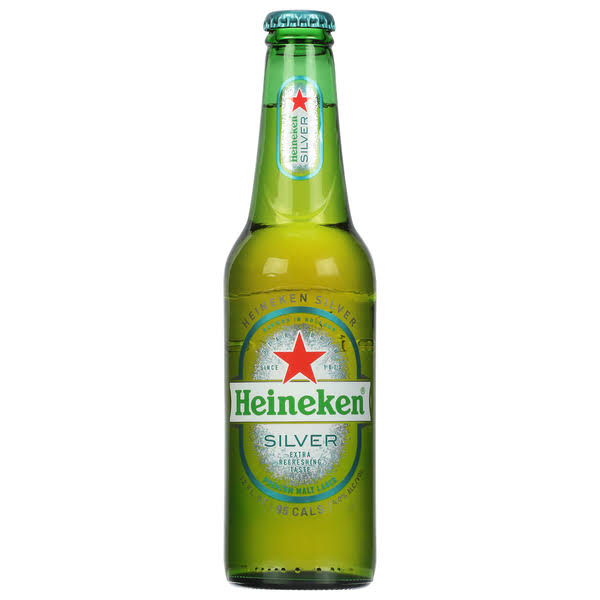 Heineken Beer, Premium Malt Lager, Silver - 12 fl oz