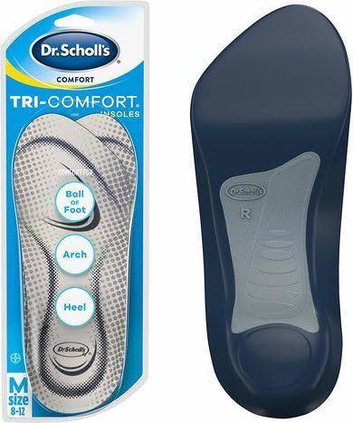 Dr. Scholl 's Comfort Tri-Comfort Insoles Size 8 - 12 for Men - 1 Pair - Marrazzo's Market - Delivered by Mercato