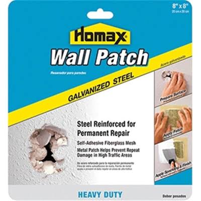 Homax Heavy Duty Self Adhesive Wall Repair Patch - 8" x 8"