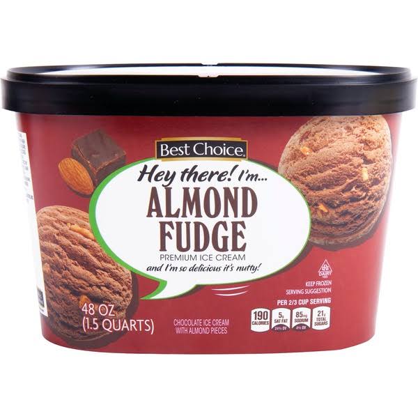 Best Choice Almond Fudge Ice Cream