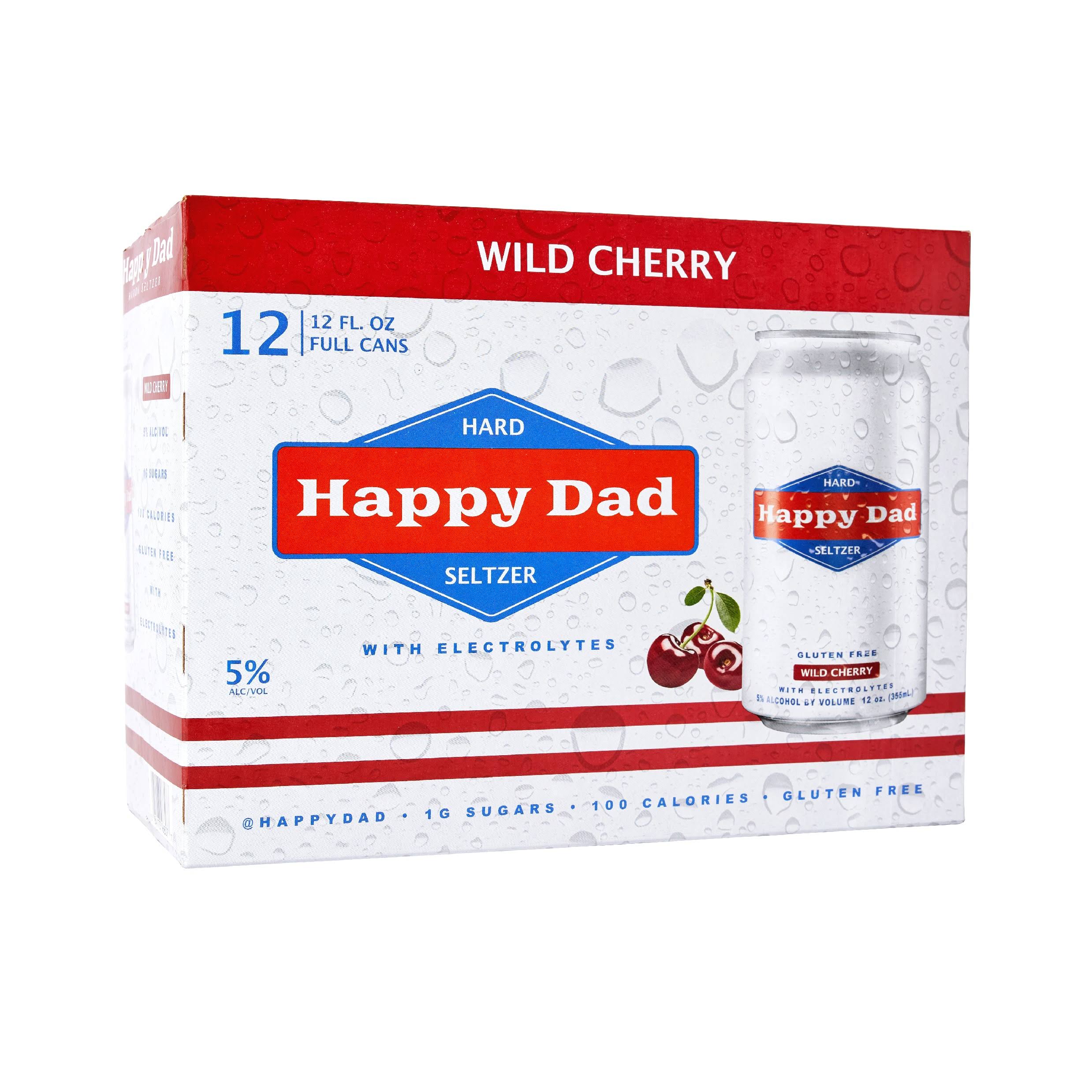 Happy Dad Hard Seltzer Wild Cherry (12oz can)