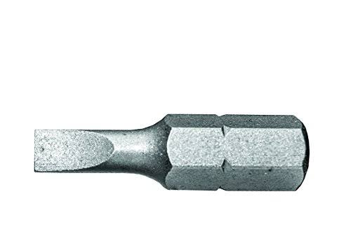 Century Drill and Tool 69166 S2 Steel Slotted Insert Screwdriving Bit - #6-8 x 1/2"