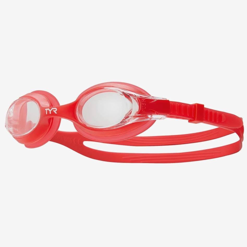 TYR Junior Swimple Swimming Goggles - Red