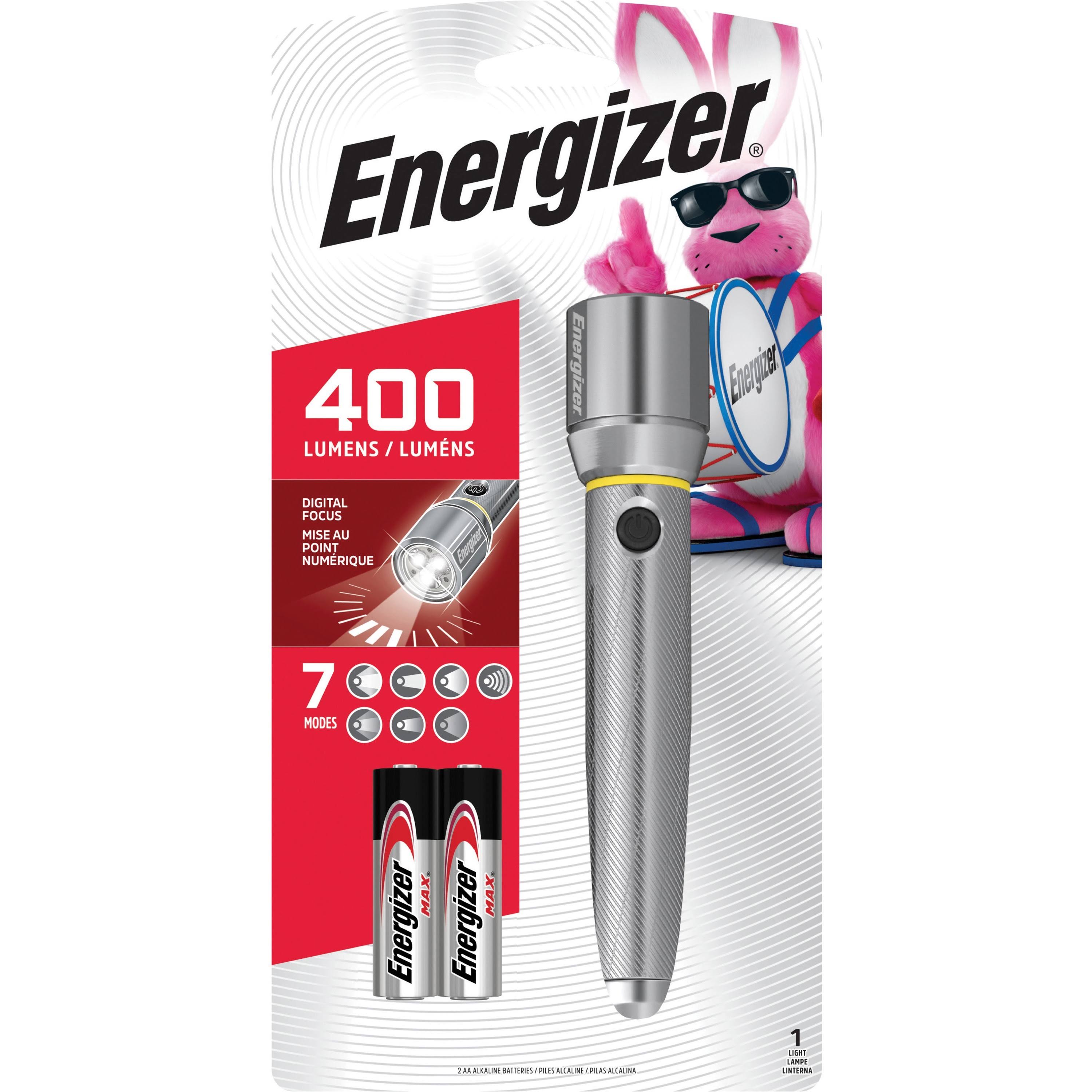Energizer Performance Metal Led Flashlight with Digital Focus and Hd Optics