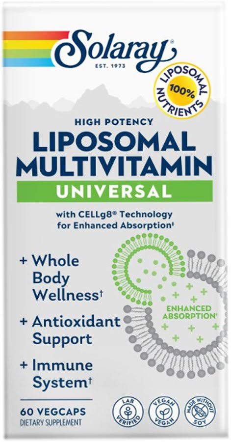 Solaray Universal Multivitamin Liposomal 60 vegetable capsules