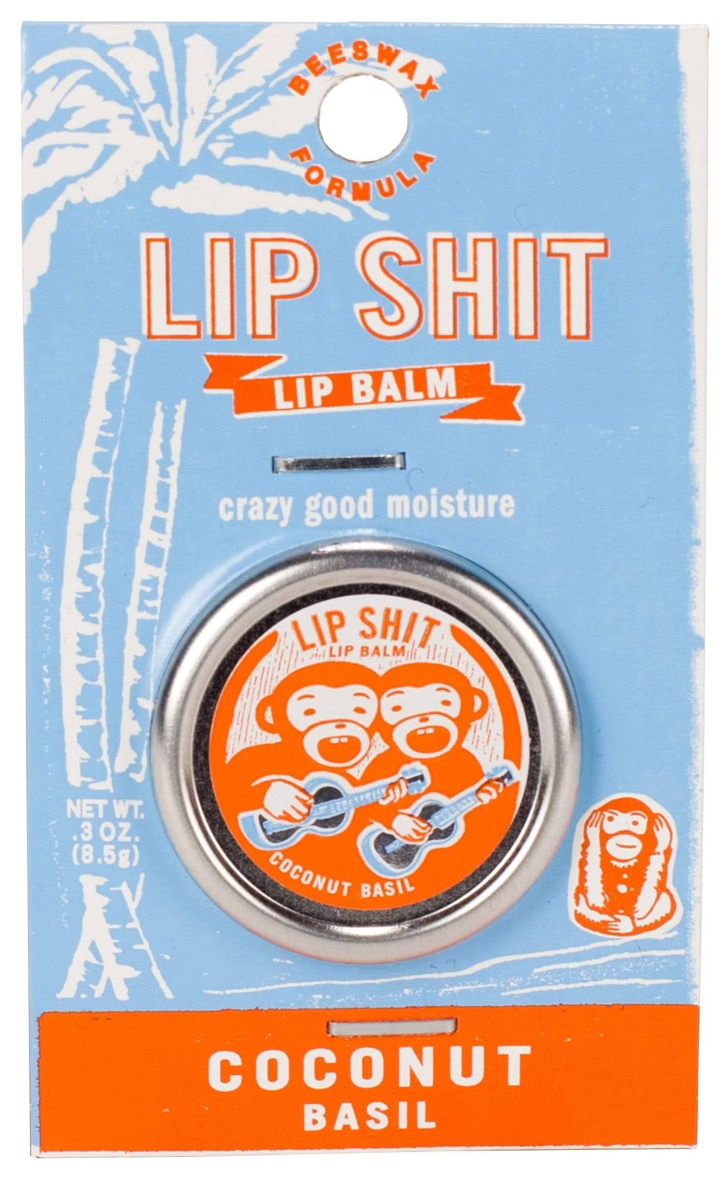 Lip Shit Lip Balm - Coconut Basil