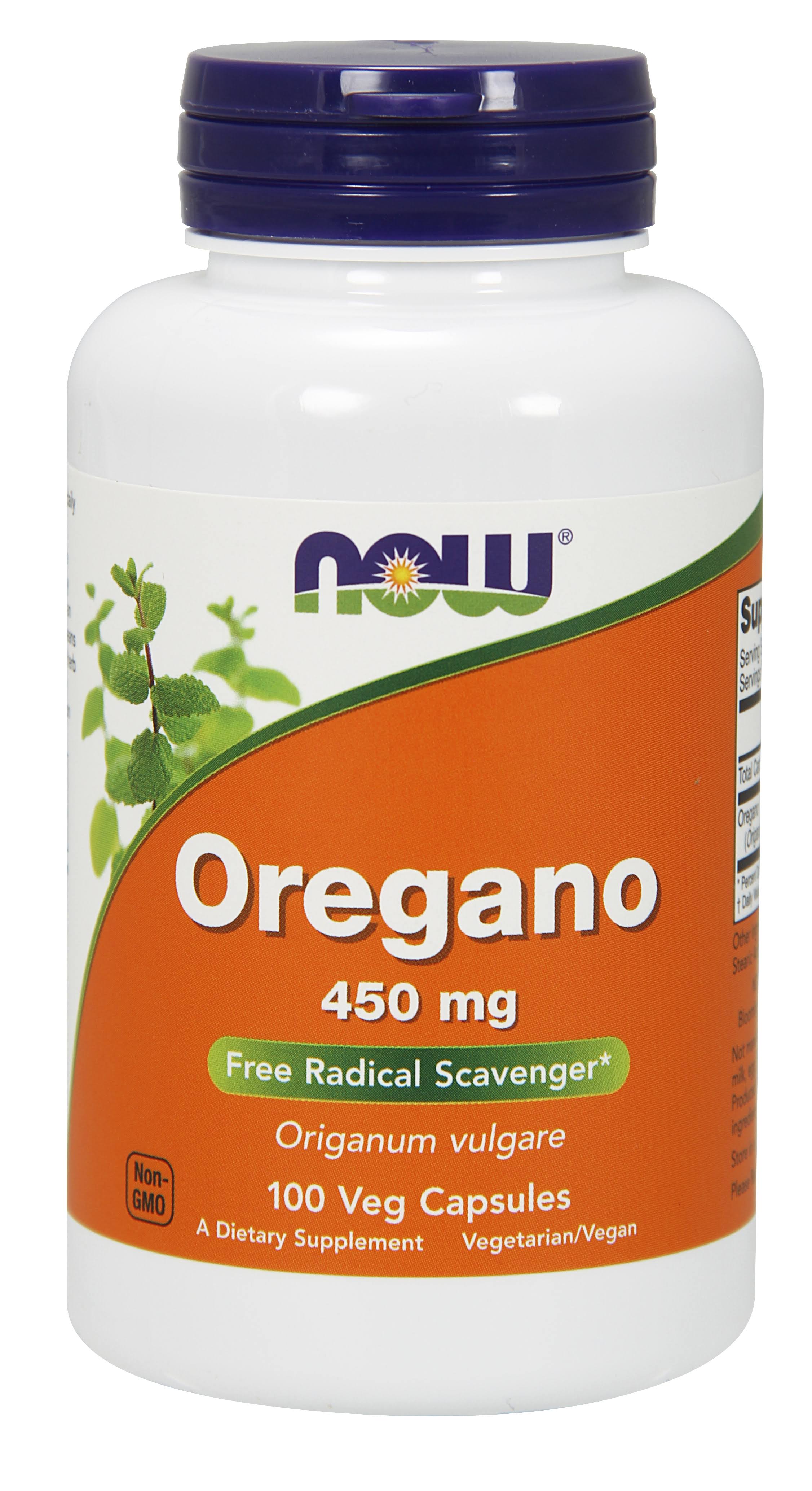 Now Foods Oregano Dietary Supplement - 100 Capsules