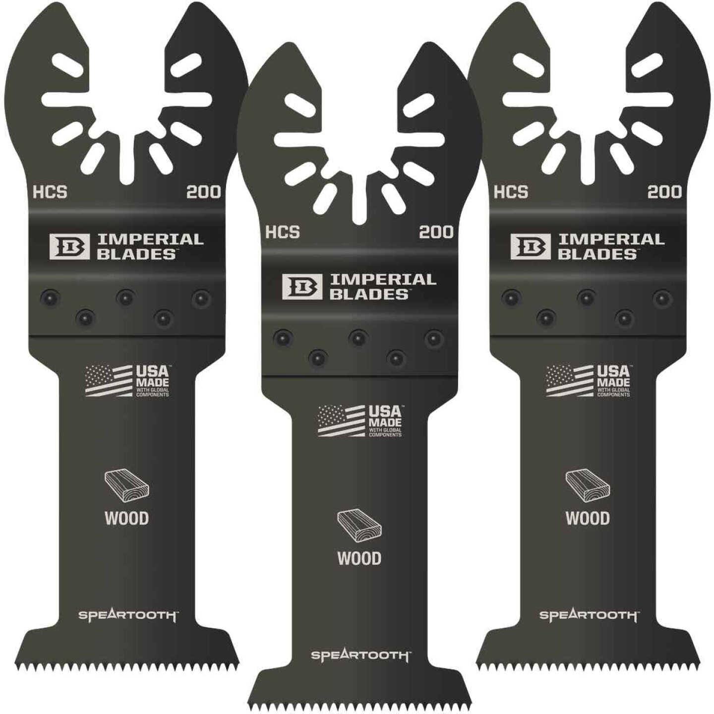 Imperial Blades Iboa2003 One Fit Fast Wood Oscillating Blade - 1 1/4", 3pk