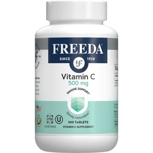 Freeda Kosher Vitamin C 500 mg. 100 Tab