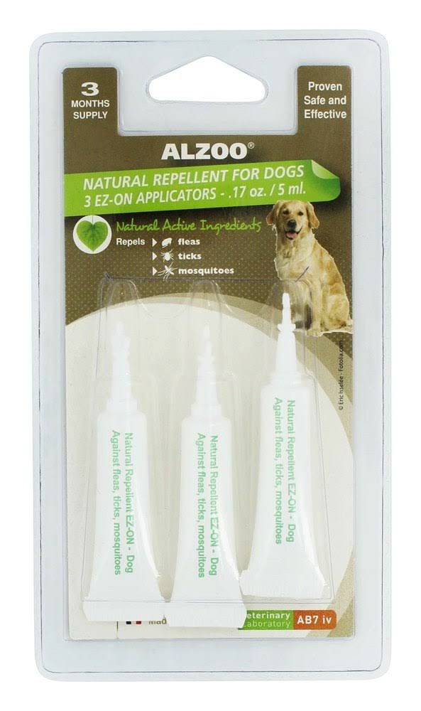 Alzoo Natural Flea & Tick Spot On Dog Repellent