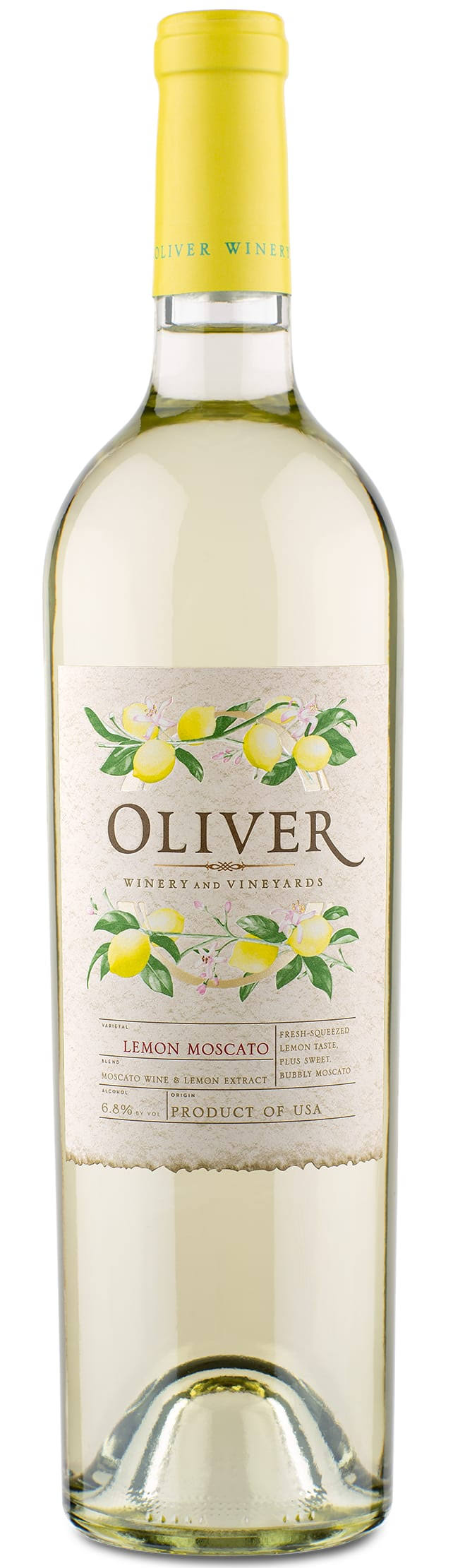 Oliver Vine Series Lemon Moscato - 750ml