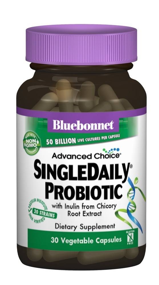 Bluebonnet Advanced Choice Single Daily Probiotic, 50 Billion CFU, 30