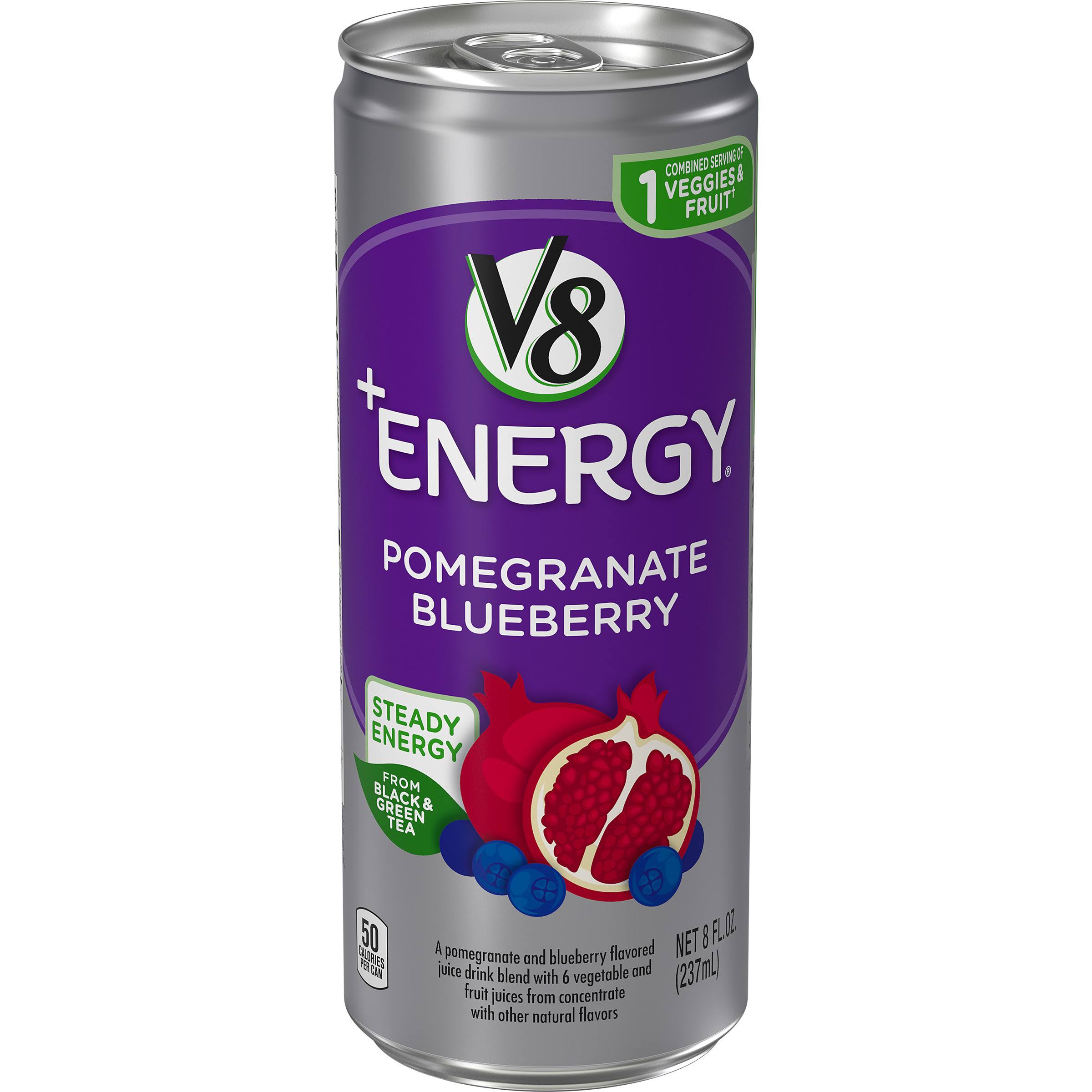 V8 V-fusion Energy Drink - Pomegranate Blueberry Flavored, 8oz