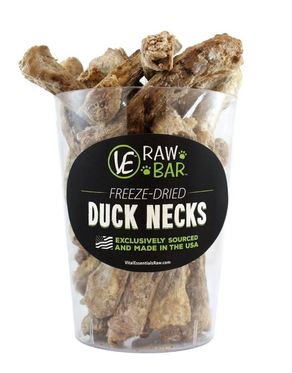 Vital Essentials Raw Bar Freeze-dried Duck Neck