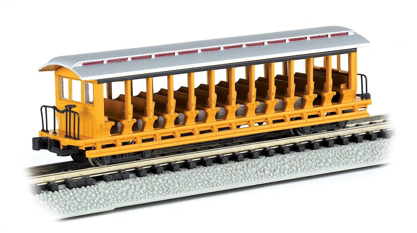 Bachmann Jackson Sharp Excursion Painted Yellow/Silver -- N Scale