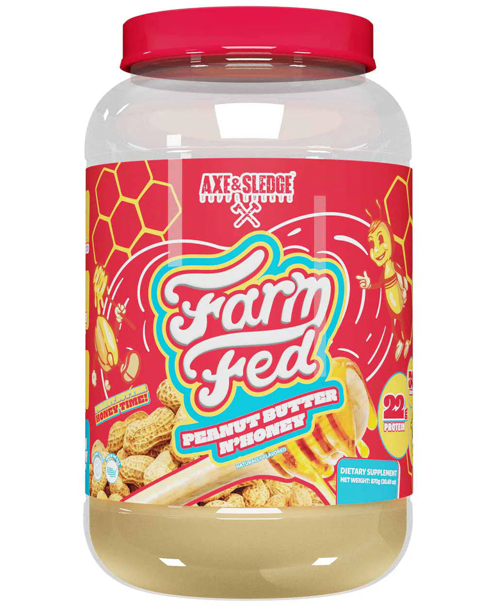 Axe & Sledge | Farm Fed Protein, Peanut Butter N'Honey