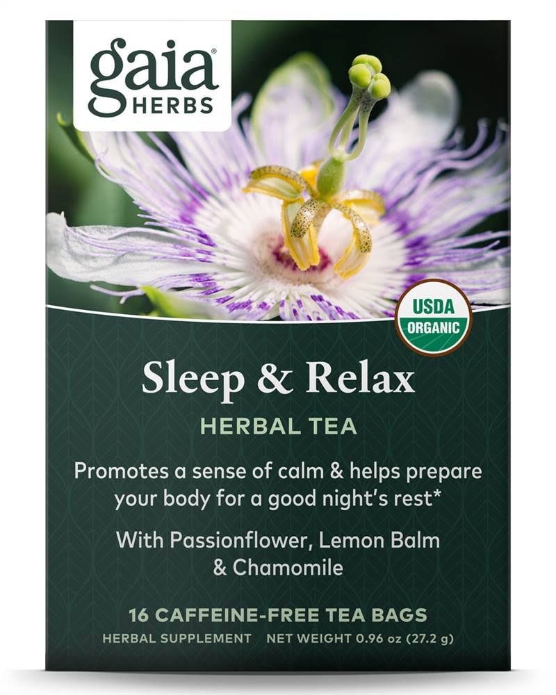 Gaia Herbs Sleep and Relax Herbal Tea