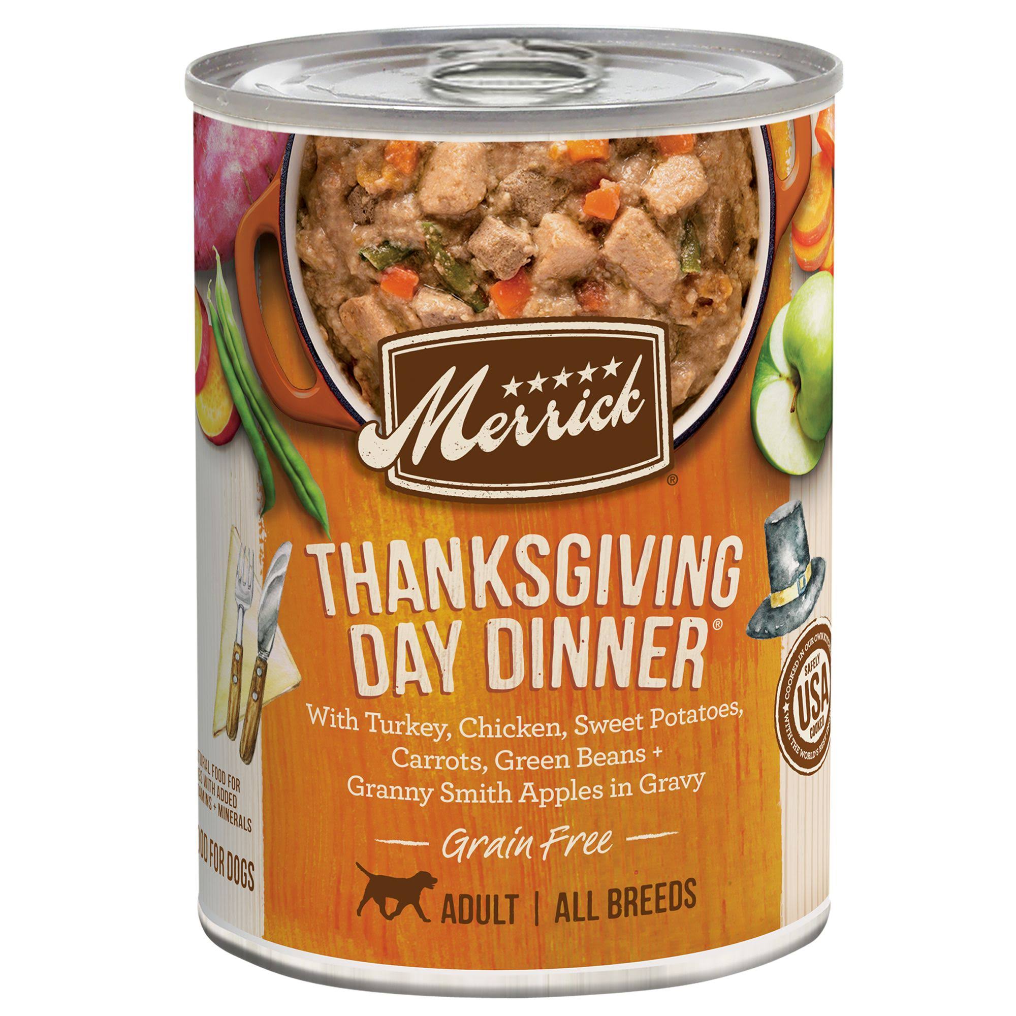 Merrick Grain Free Wet Dog Food Thanksgiving Day Dinner - 12.7 oz