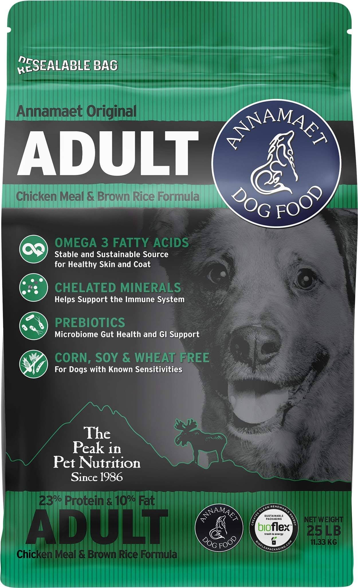 Annamaet 23% Adult Dry Dog Food - 25 lb Bag