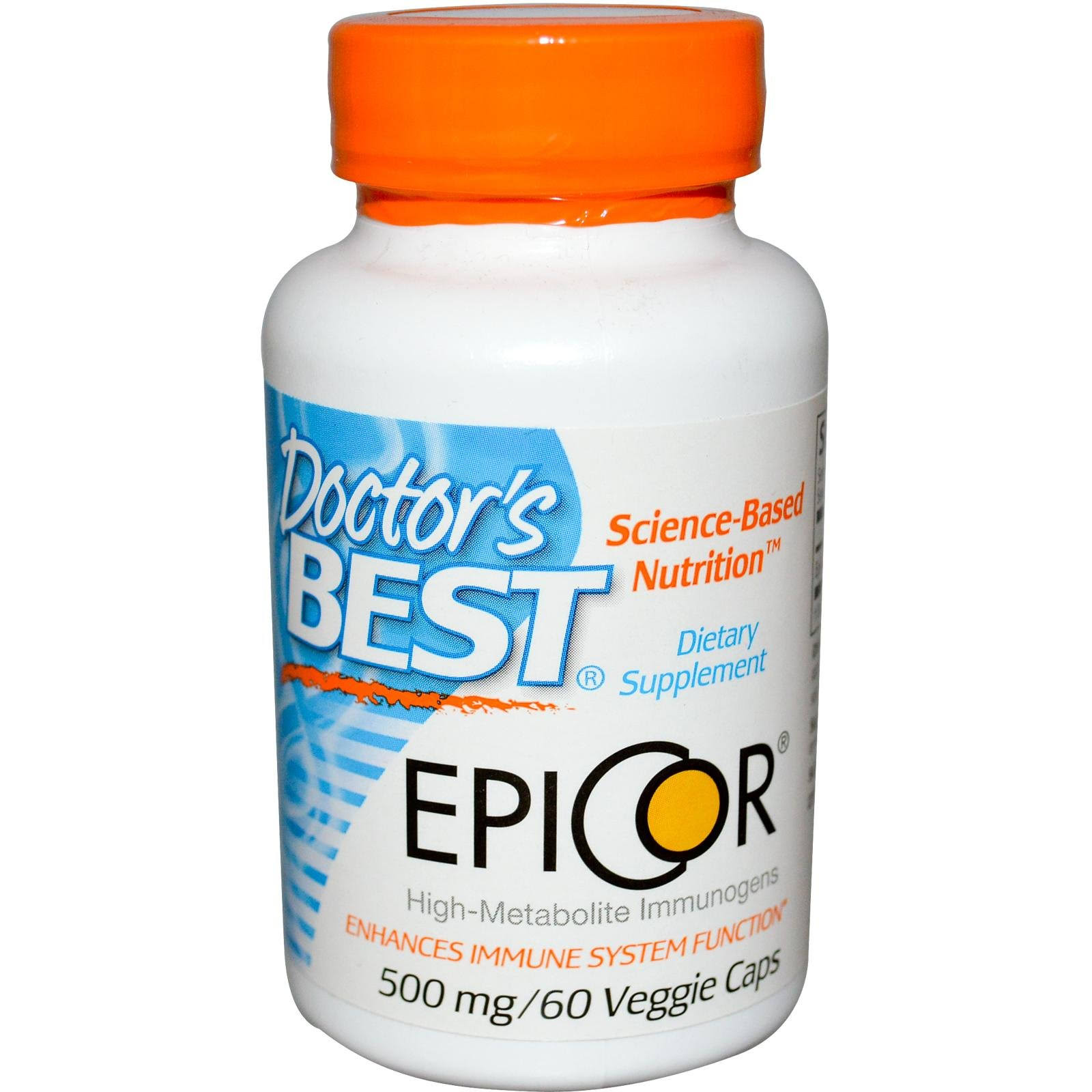 Doctor's Best EpiCor 500mg Dietary Supplement - 60 Capsules