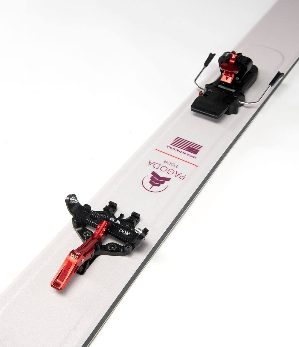 DPS R10 Ski Bindings Red/Black 102mm