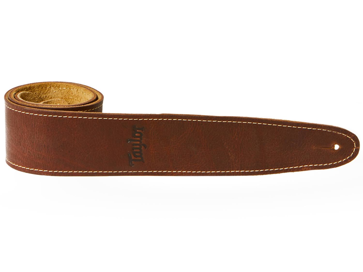 Taylor Leather/Suede Strap - Medium Brown 2.5"