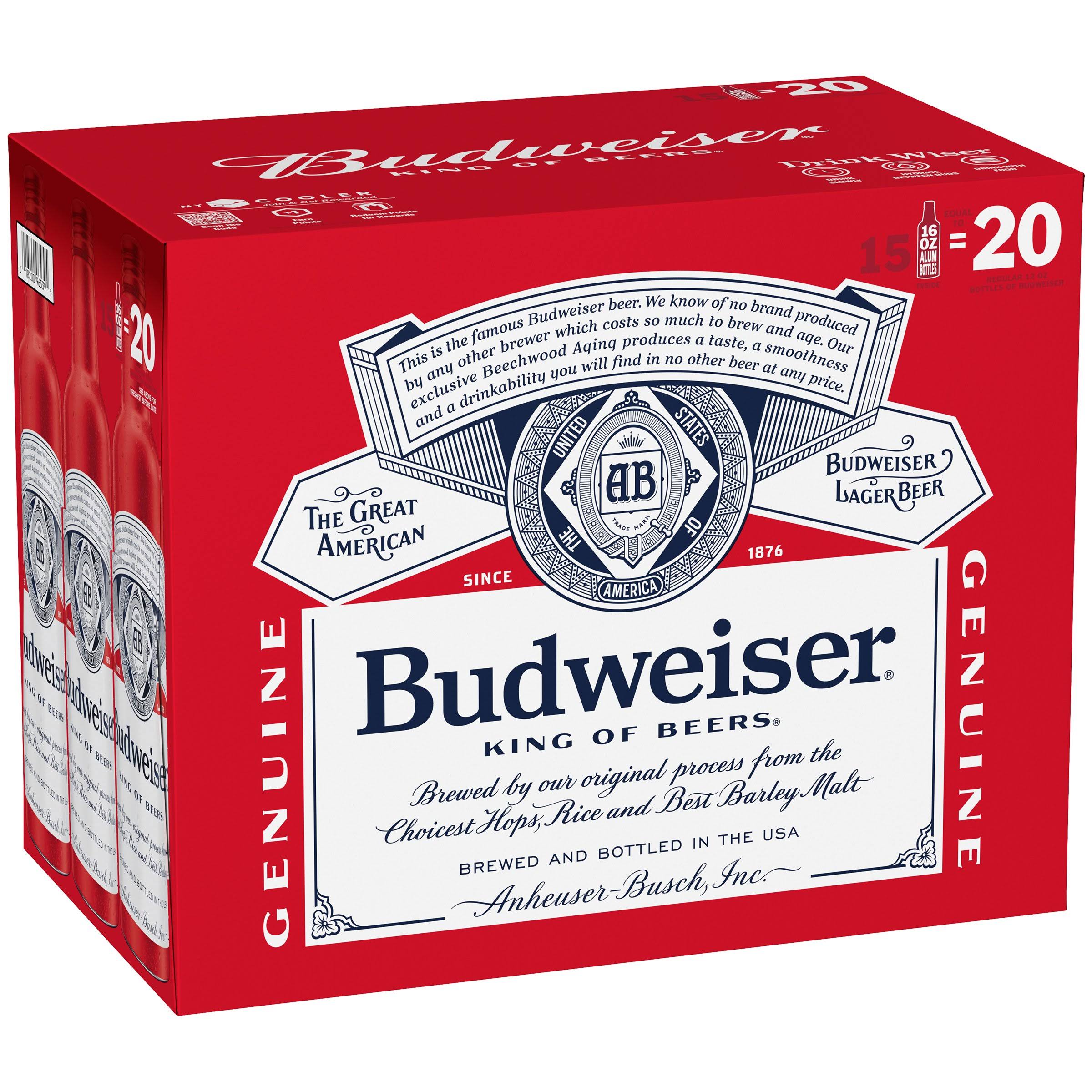 Budweiser Beer - 15pk