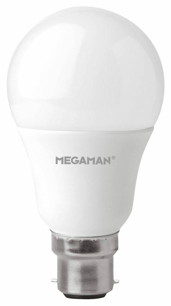 LED Standard GLS Light Bulb 9.5W B22 Warm White 2800K Megaman 143318