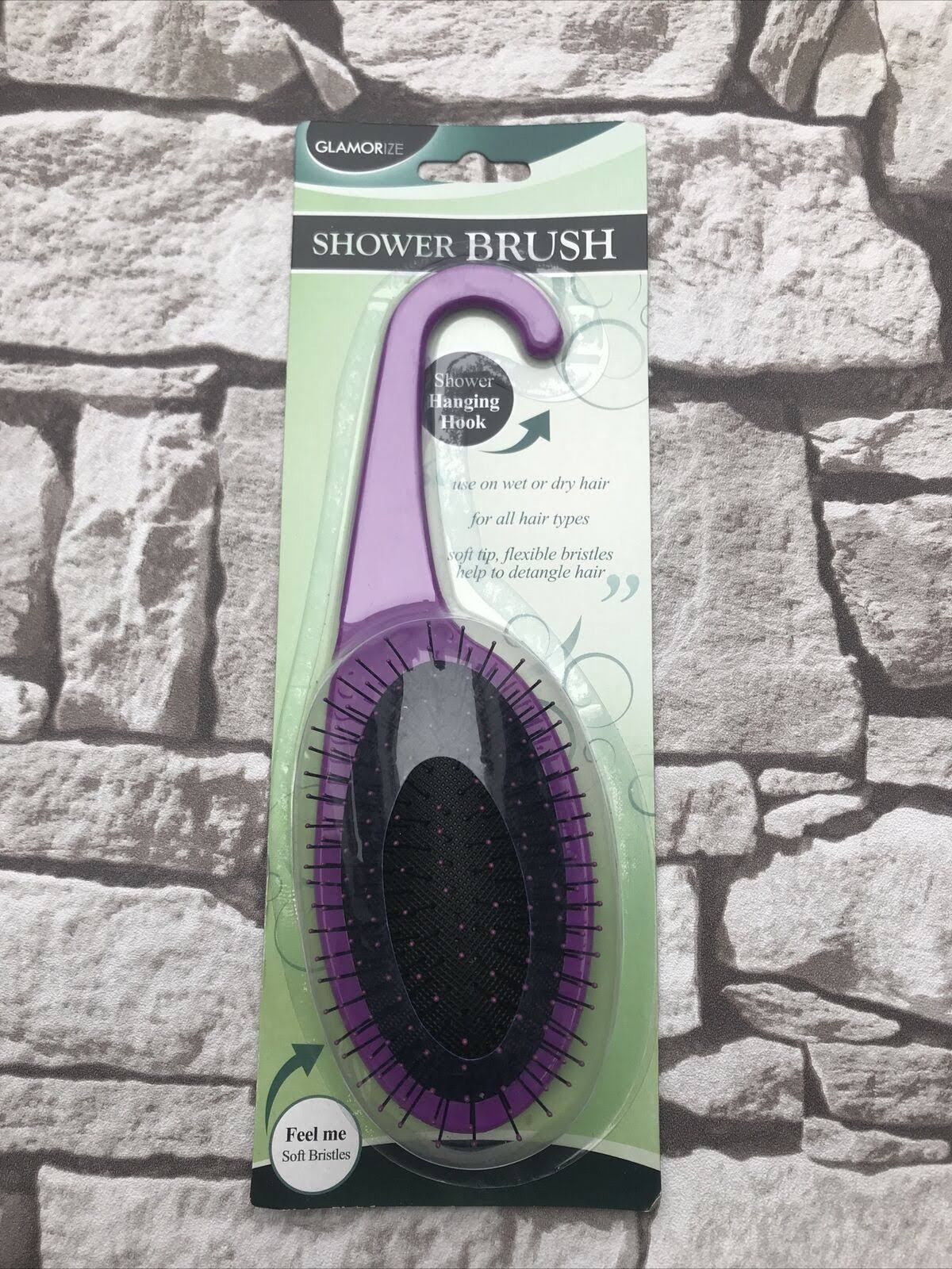 Glamorize Shower Brush - with Shower Handing Hook Brand