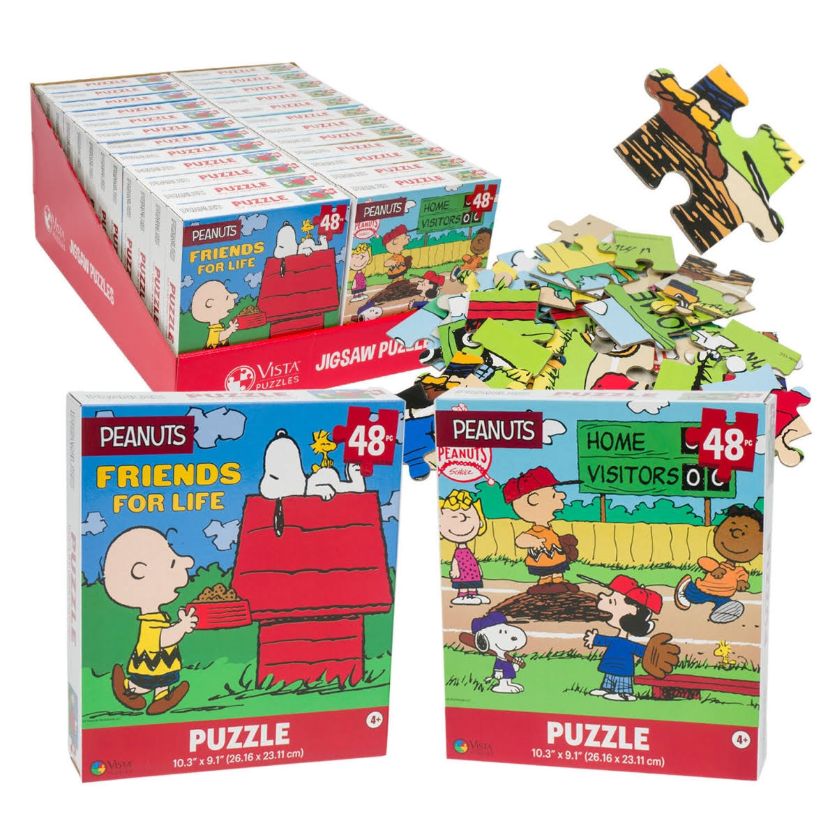 Ddi 2356788 Peanuts Puzzle Assorted Style - 48 Piece - Case of 24