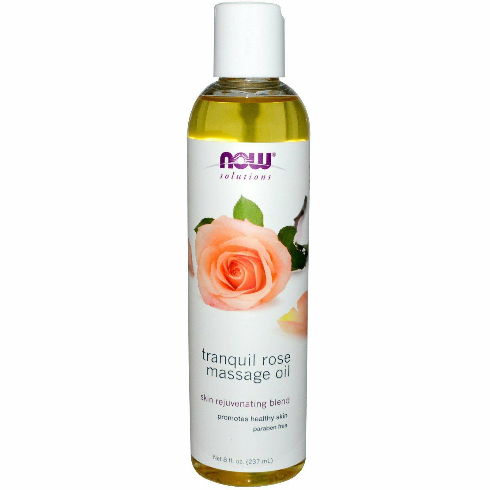 Now Foods Tranquil Rose Massage Oil - 8 oz