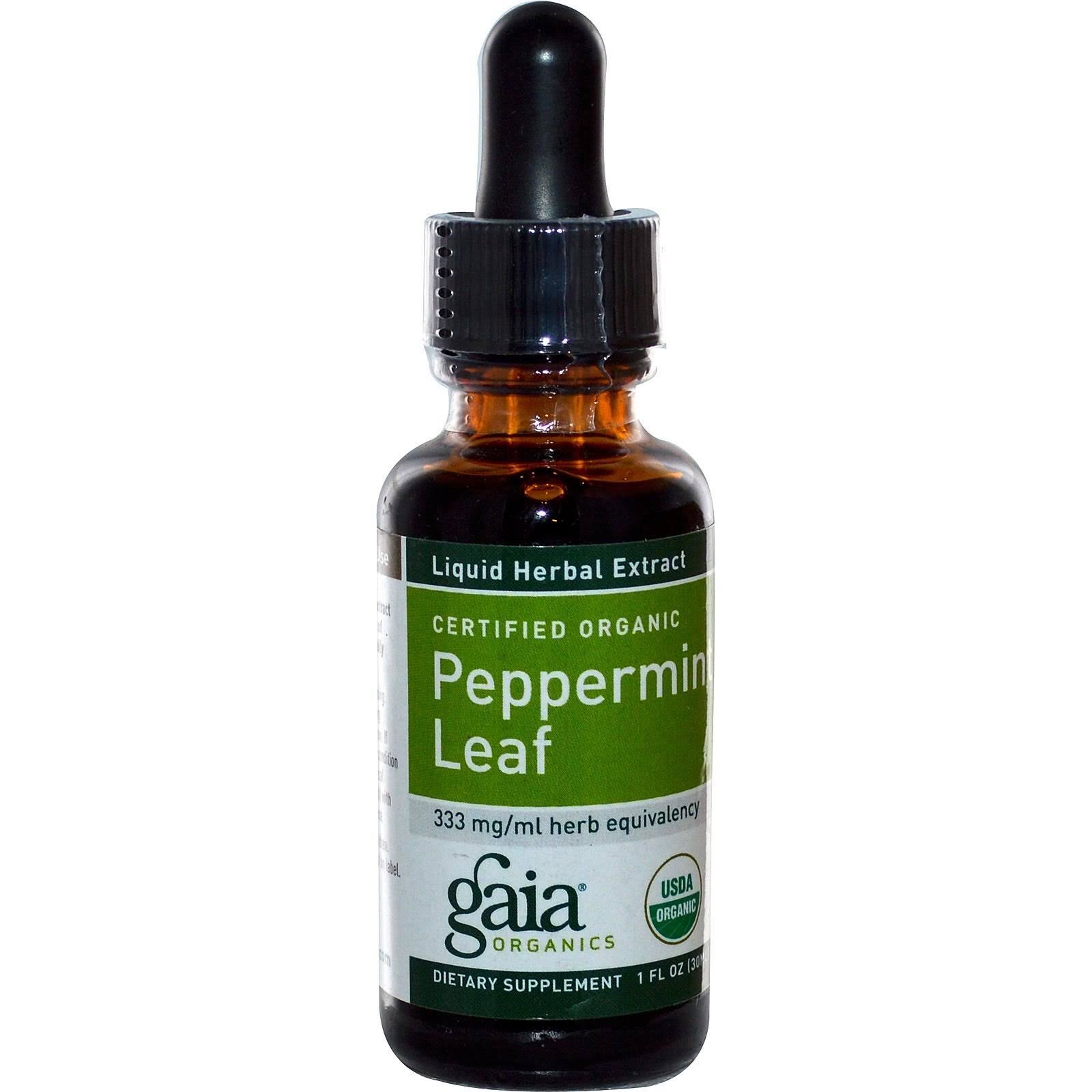 Gaia Herbs Peppermint Leaf Liquid Extract - 1oz