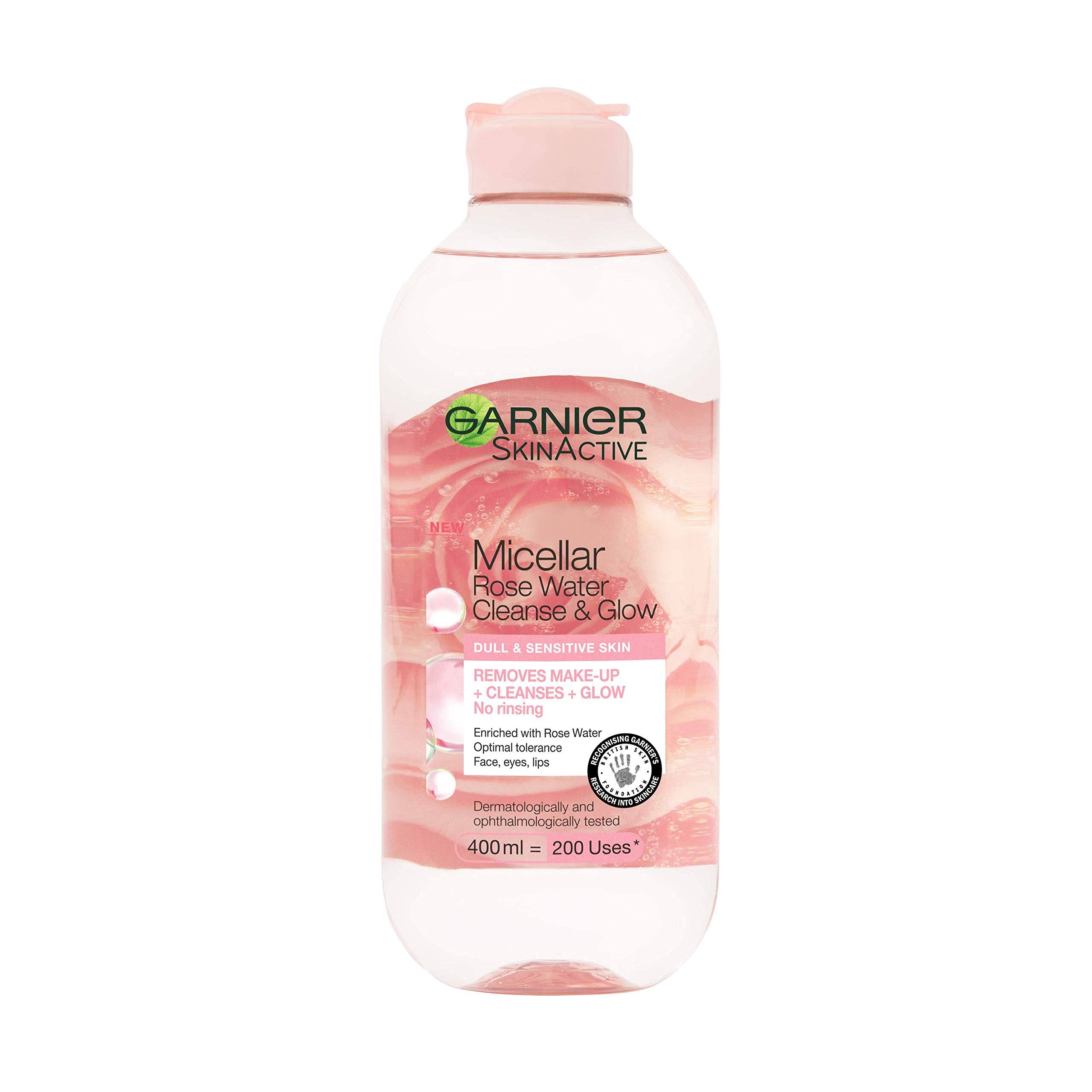 Garnier Micellar Rose Water Cleanse and Glow - 400ml