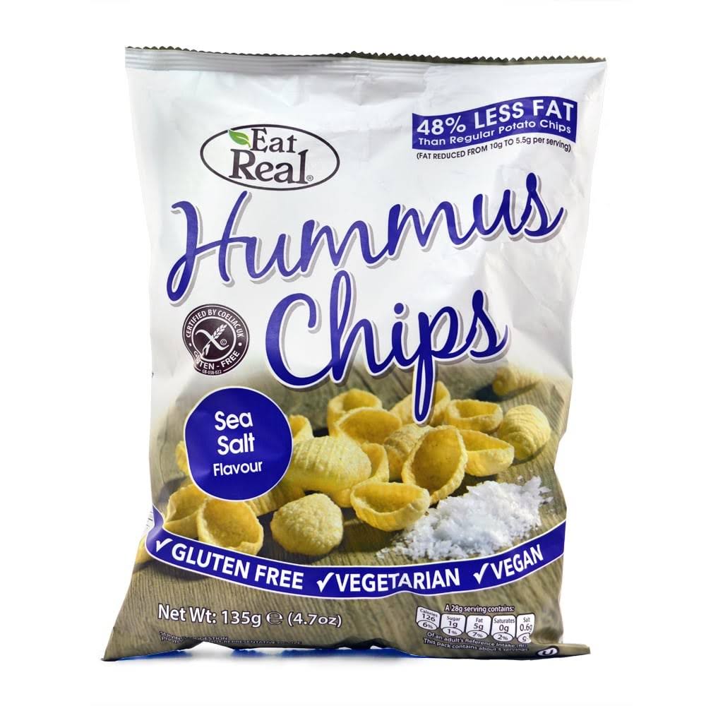 Eat Real Hummus Chips - Sea Salt Flavour, 45g