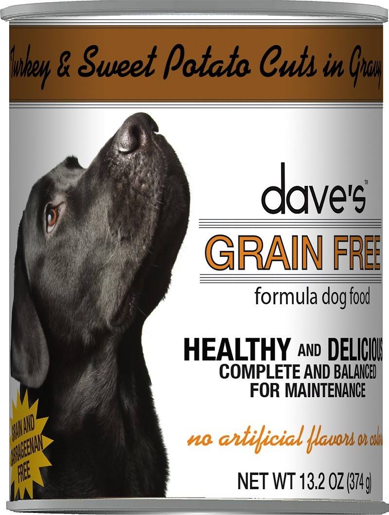 Dave's Pet Food Grain-Free Turkey Sweet Potato 13.2oz Canned Dog Food