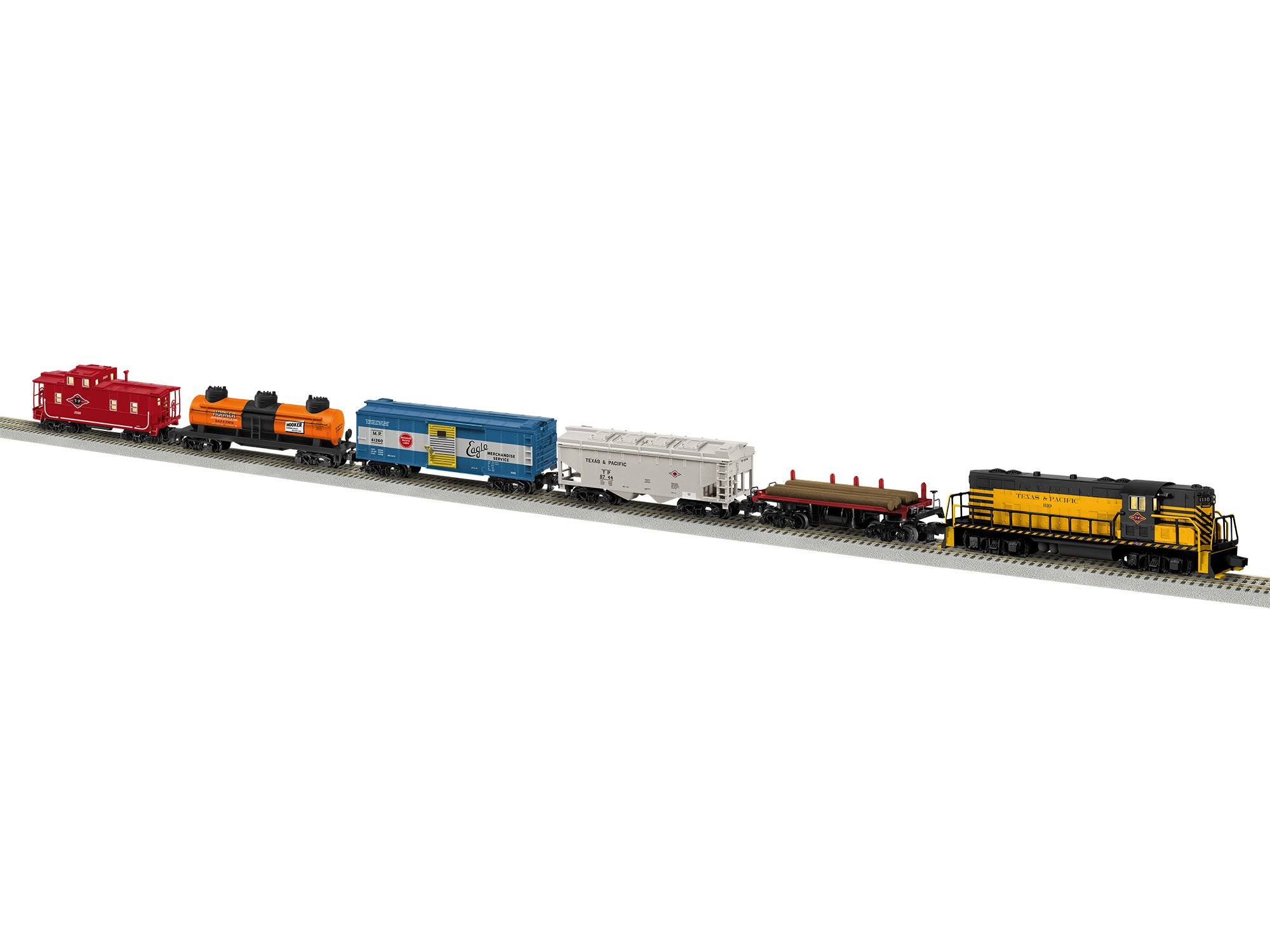 Lionel - A/F - FlyerChief - Texas & Pacific Deluxe FlyerChief Freight Set - S Scale (2217010)