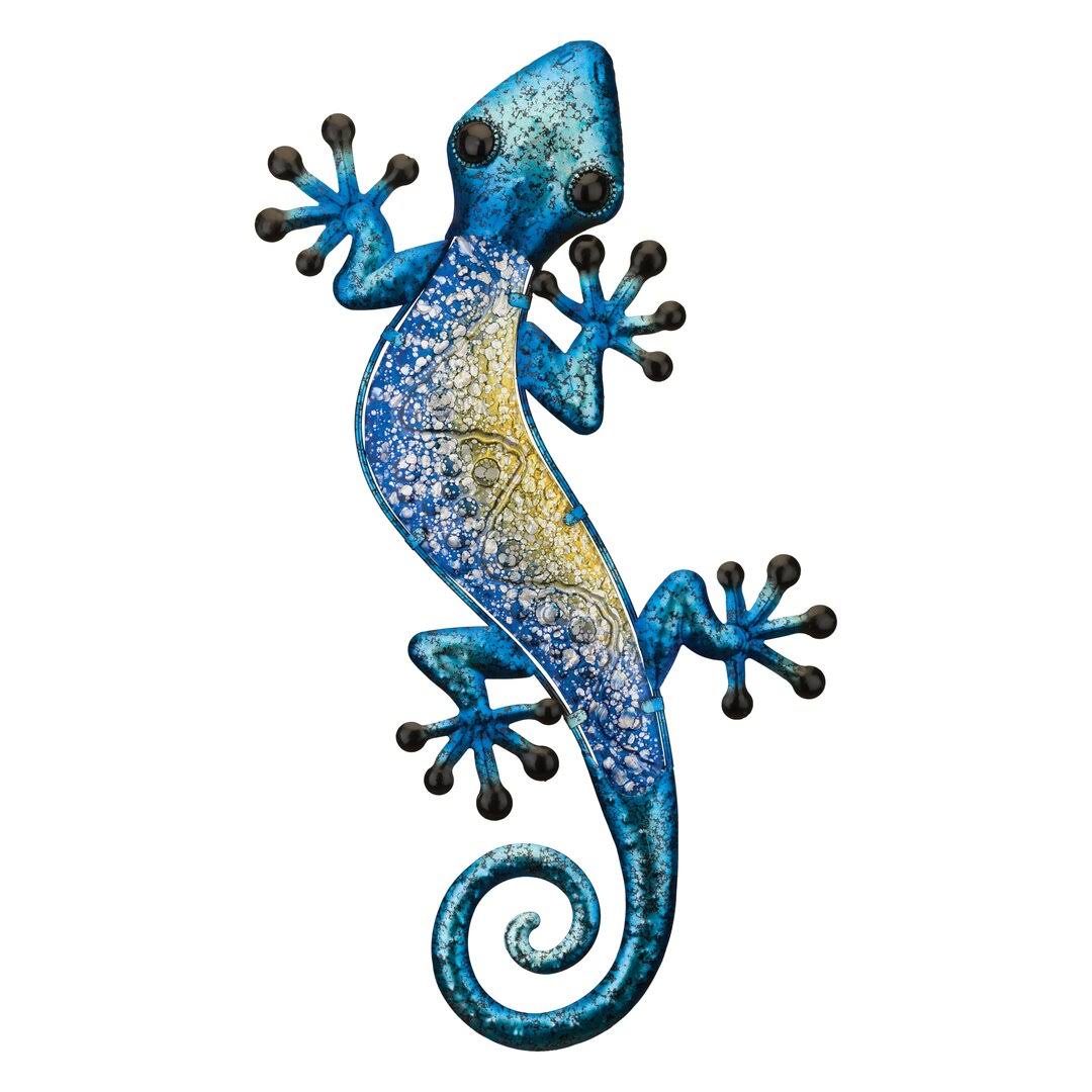 Regal Art & Gift 12361 Watercolor Gecko Decor 18-Blue Wall Décor