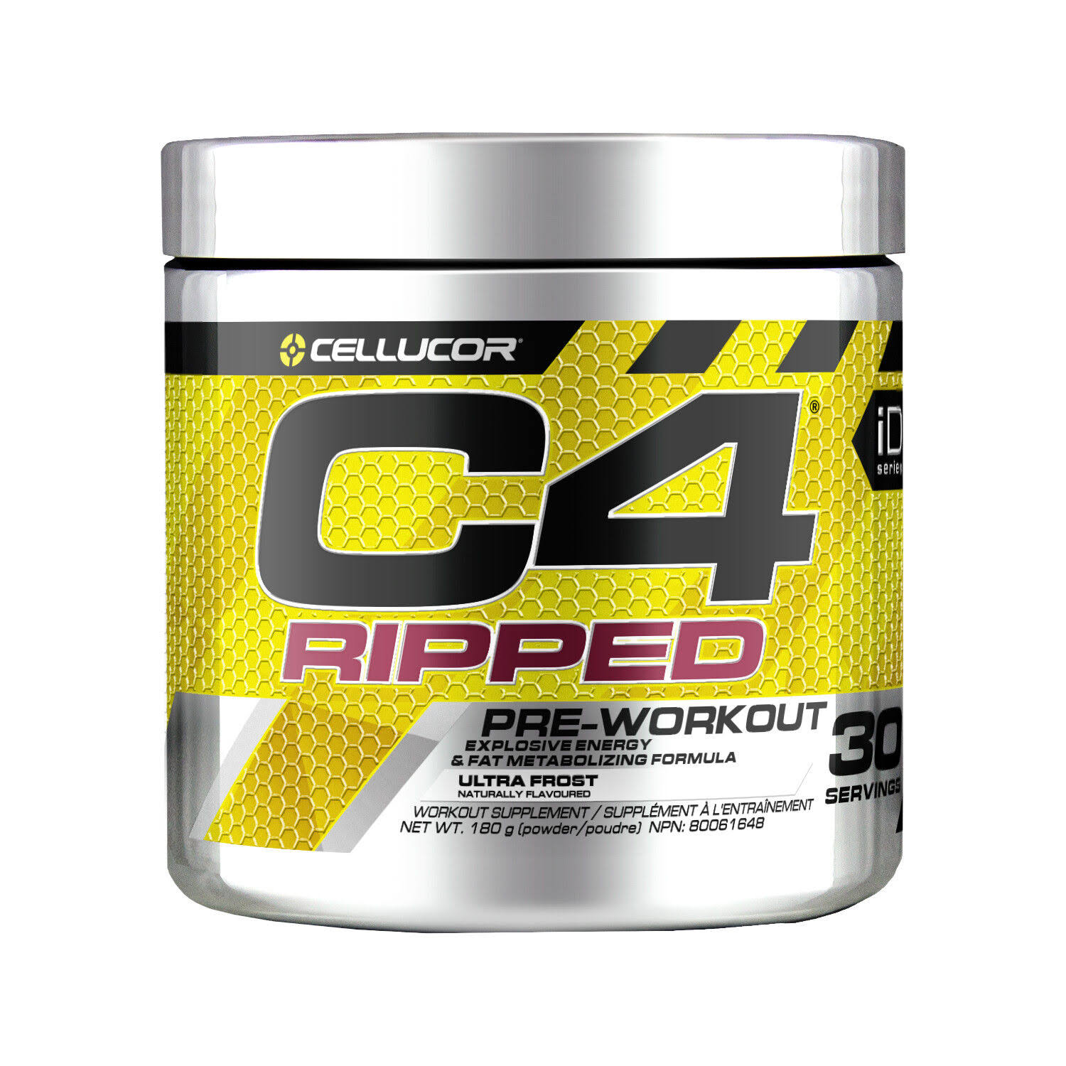 Cellucor C4 Ripped Pre-Workout - Ultra Frost Beta Alanine, 30g | GNC