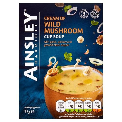 Ainsley Harriott Cup a Soup Mushroom 3 Pack Delivered to Ireland