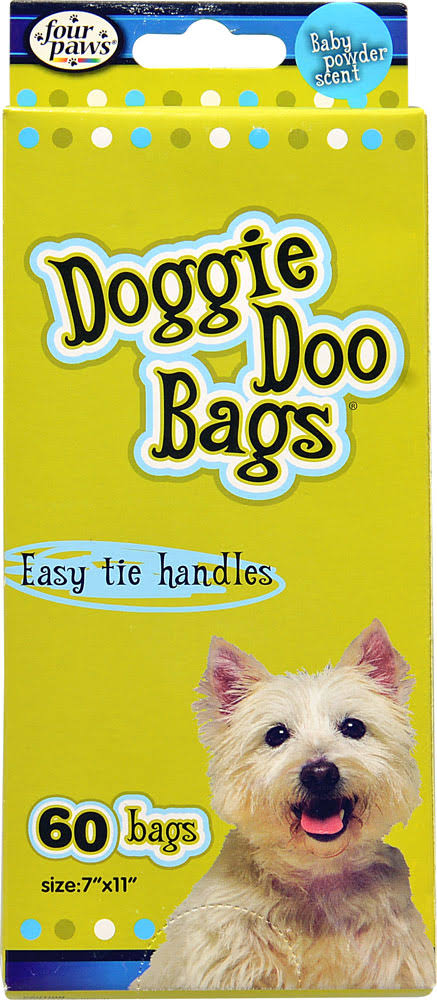Four Paws Wee-Wee Disposable Bags - 7" X 11", 60 Count