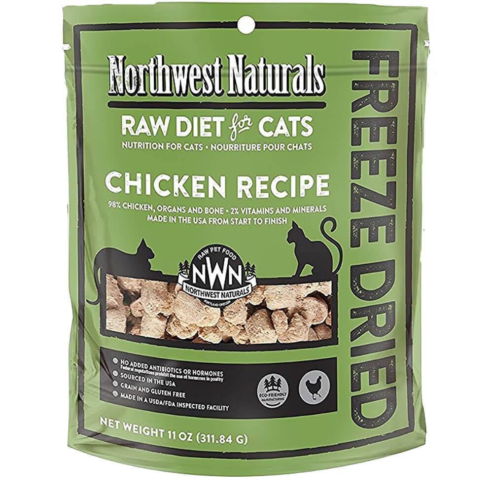 Northwest Naturals Raw Diet Freeze Dried Chicken Cat Food 11oz