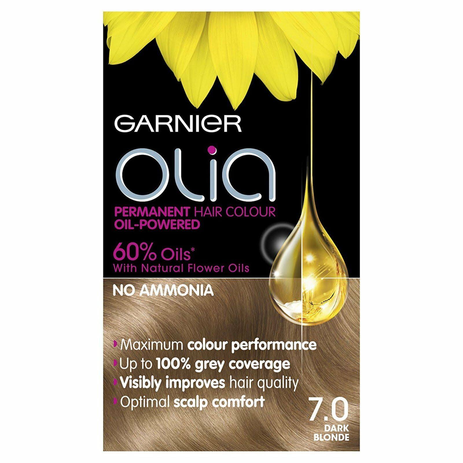 Garnier Olia Permanent Hair Colour - 7.0 Dark Blonde