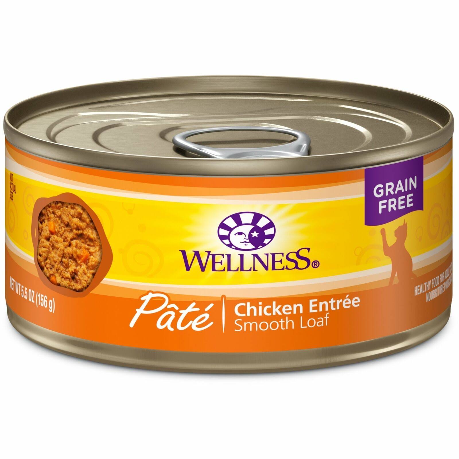 Wellness Adult Cat Wet Food - Chicken, 5.5oz