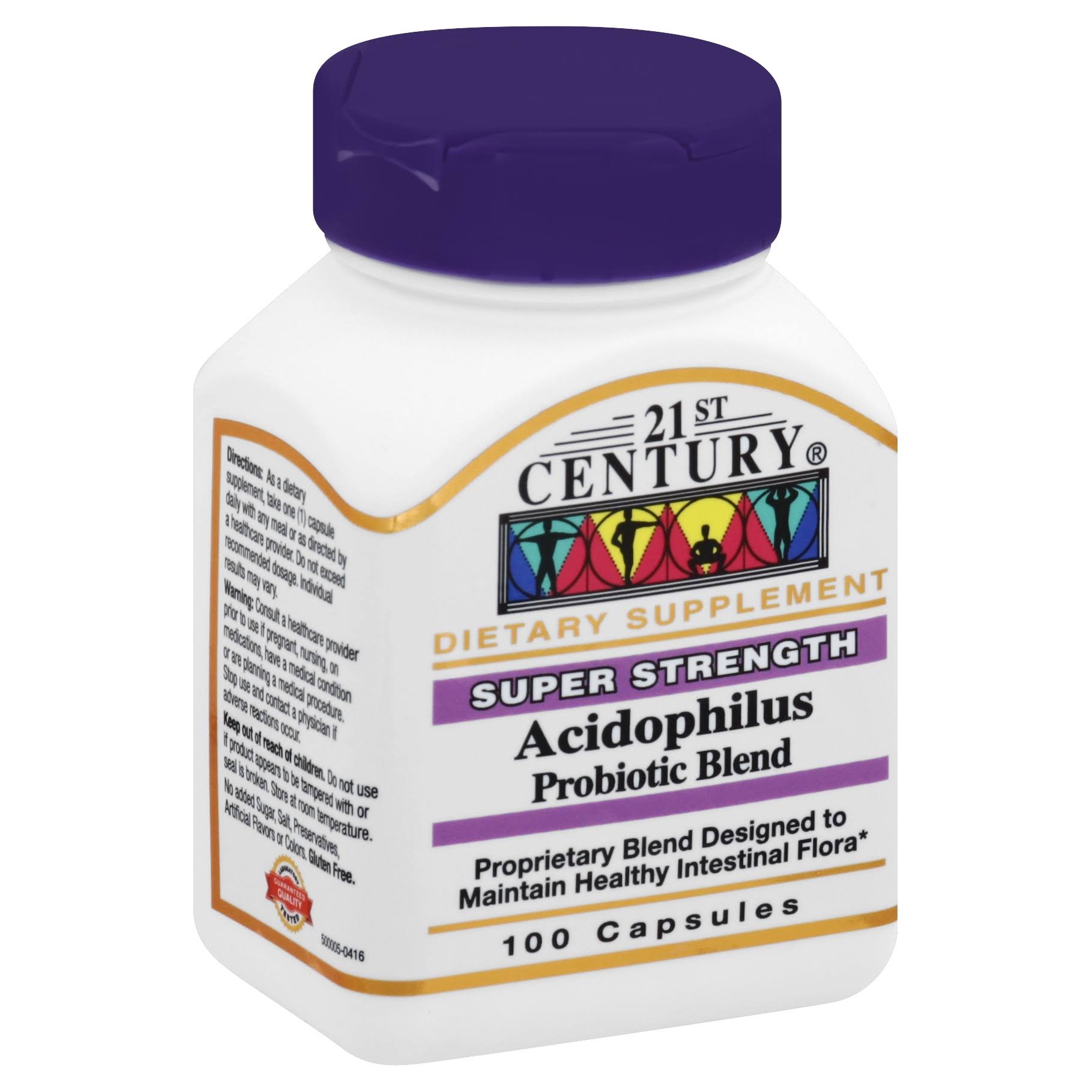 21st Century Acidophilus Probiotic Blend Supplement - 100 Capsules