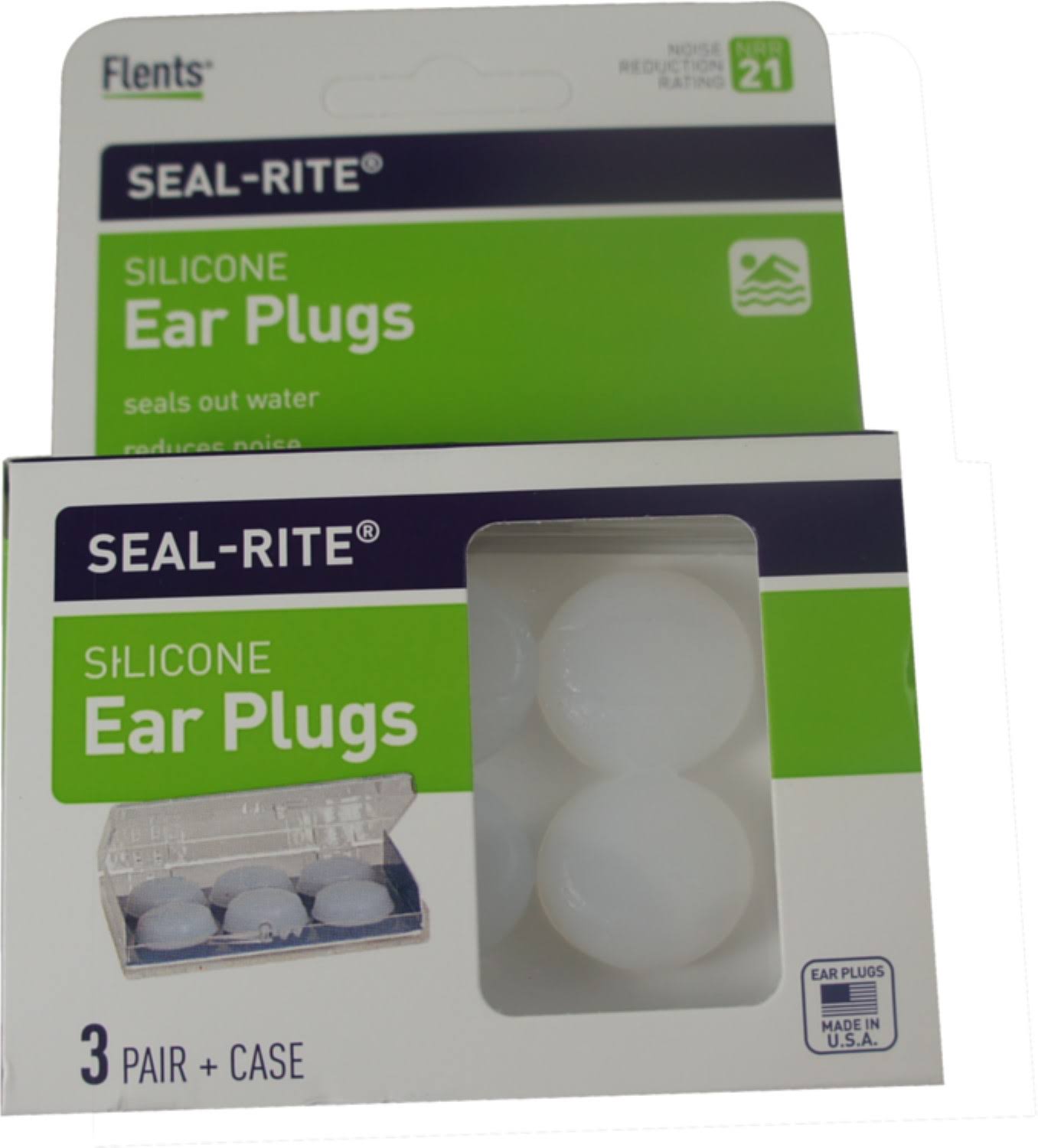 Flents Seal-Rite Ear Plugs - 3 Pairs
