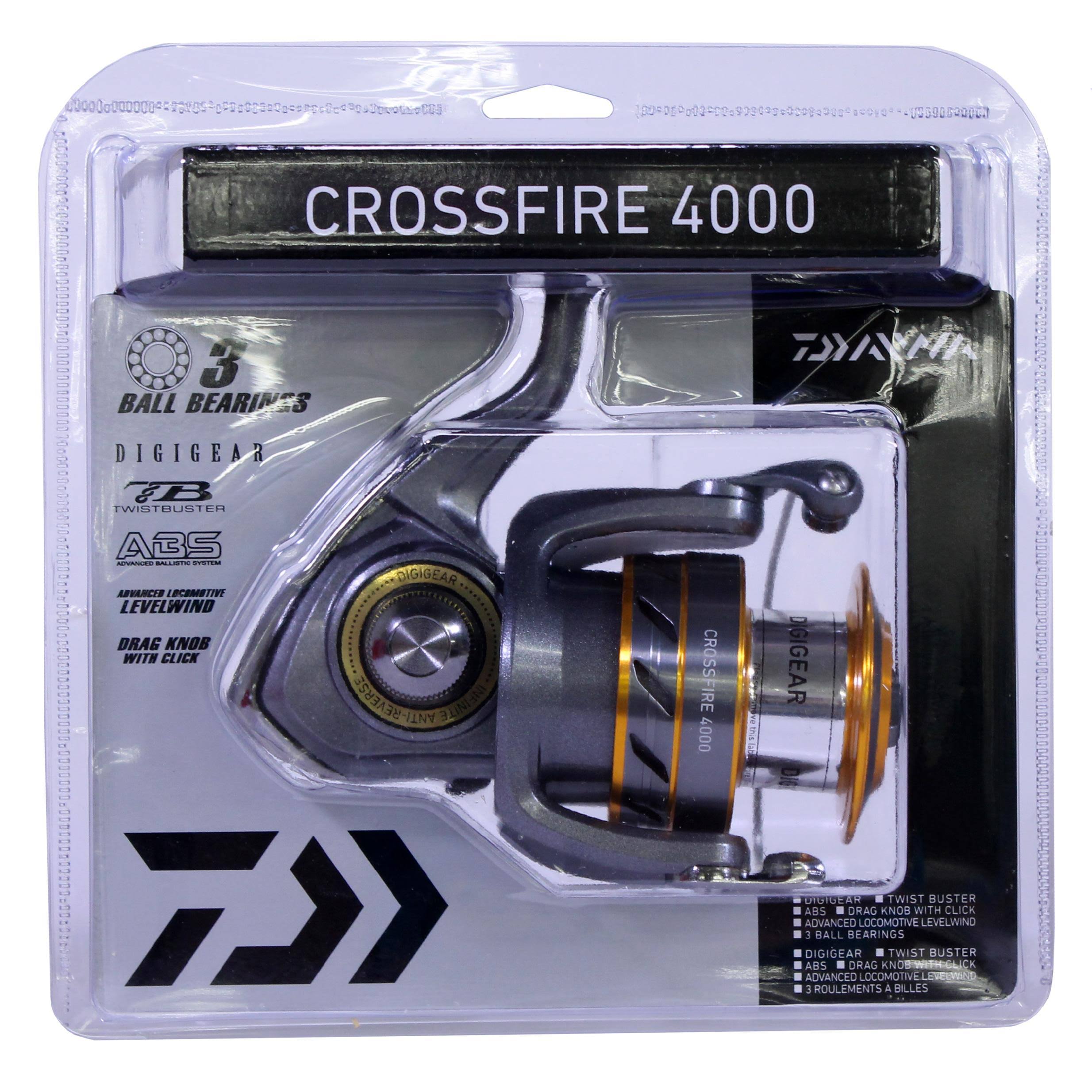 Daiwa Crossfire 3BI 4000 5.3:1 Gear Spinning Reel