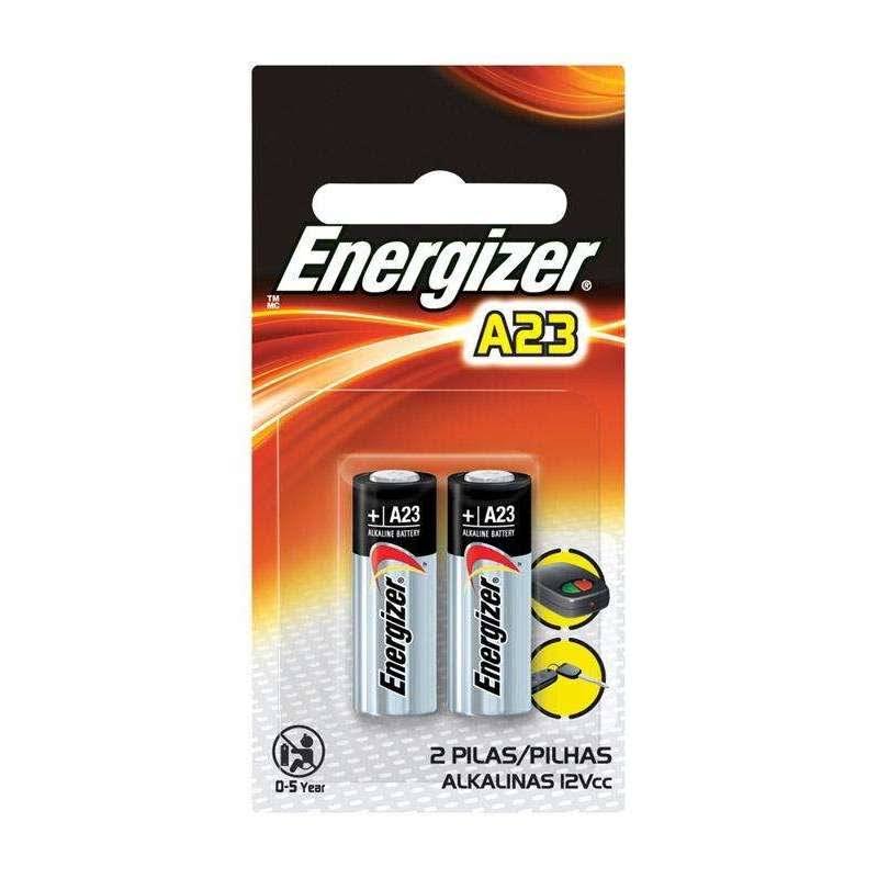 Energizer A23 12V cc Zero Mercury Alkaline Batteries - 2 Pack