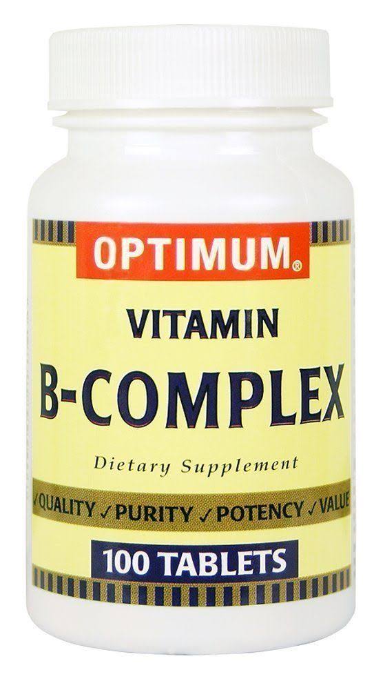 Optimum Vitamin B Complex Tablet - 100ct