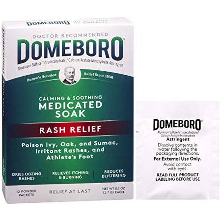 Domeboro Astringent Solution - 12 Powder Packets